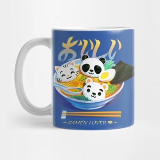 Ramen Panda Cat Bear Mug